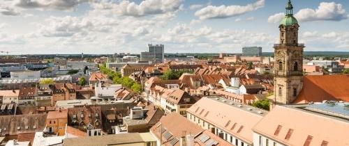 Shutterstock image of Erlangen, Germany architecture